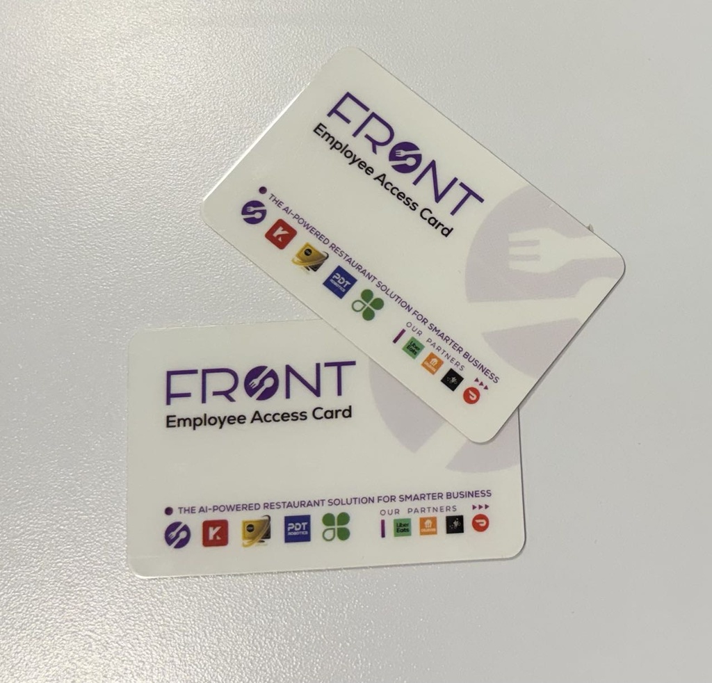 Front Employee Access Card
